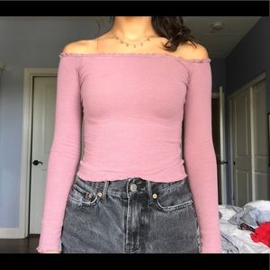 Purple Off the shoulder Top💜💜